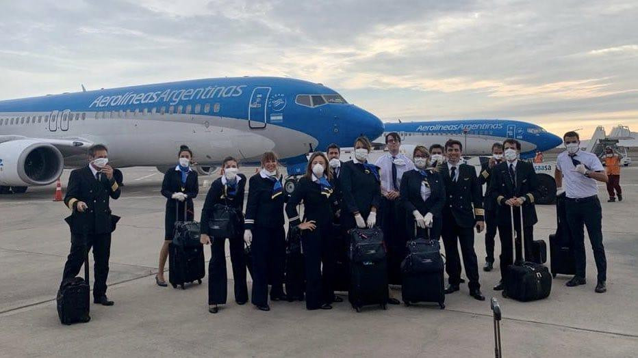 Aerolíneas Argentinas, coronavirus