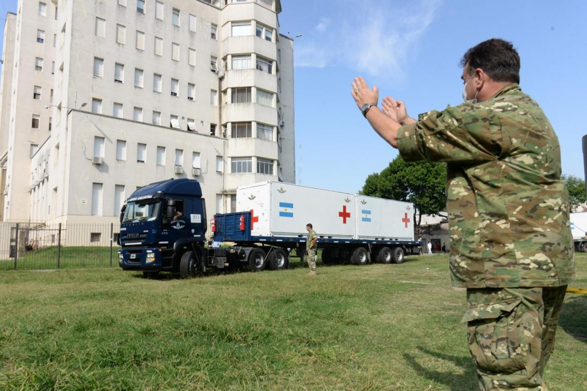 Coronavirus, Argentina, Hospital Militar Reubicable de la Fuerza Aérea 