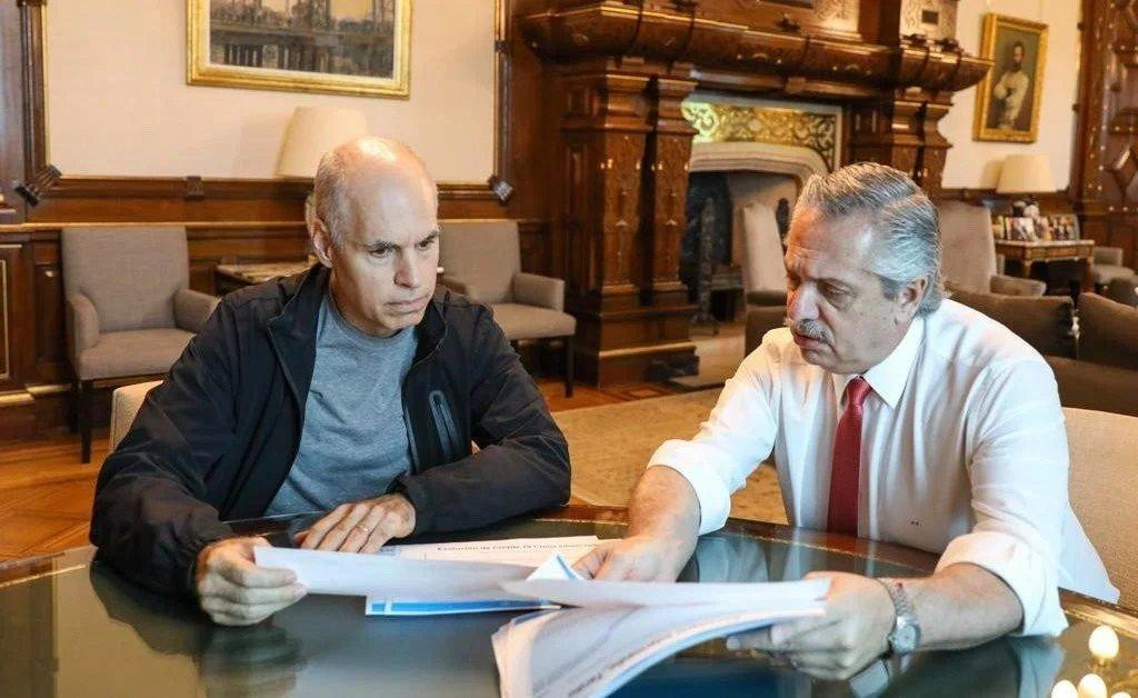 Alberto Fernández y Horacio Rodríguez Larreta