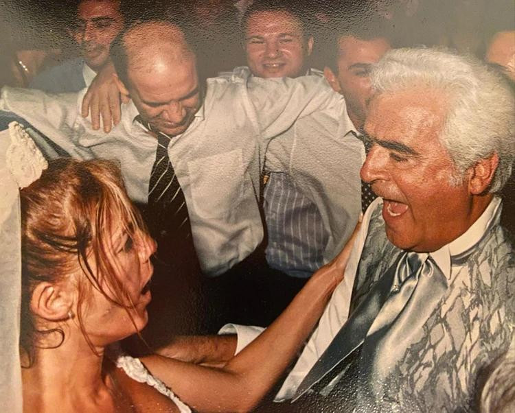 Catherine Fulop y Osvaldo Sabatini, casamiento