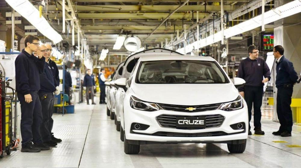 General Motors, fábrica, producción automotríz