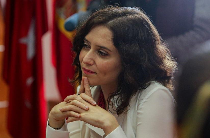 La presidenta de la Comunidad de Madrid, Isabel Díaz Ayuso