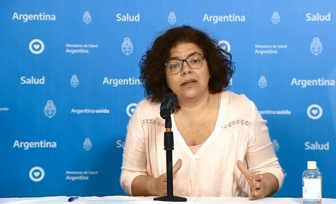 Carla Vizzotti en reporte diario de coronavirus del Ministerio de Salud