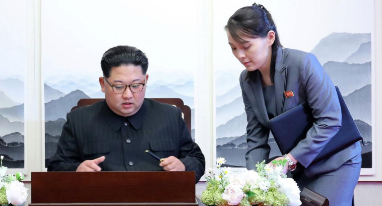 Kim Yo-jong y Kim Jong-Un