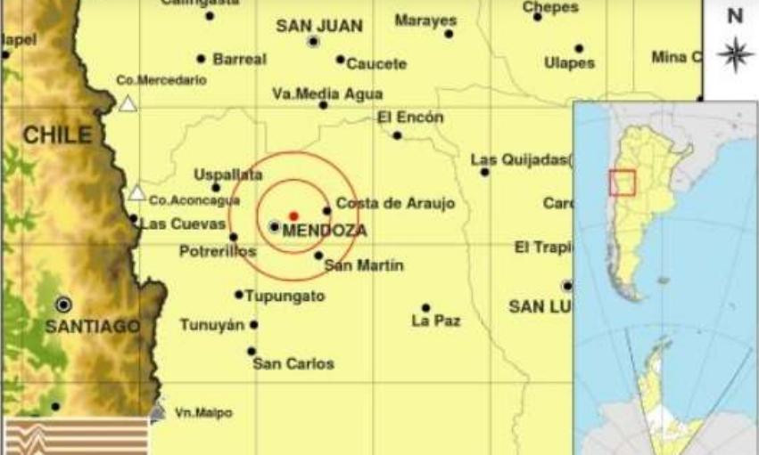 Temblor en Mendoza durante la cuarentena