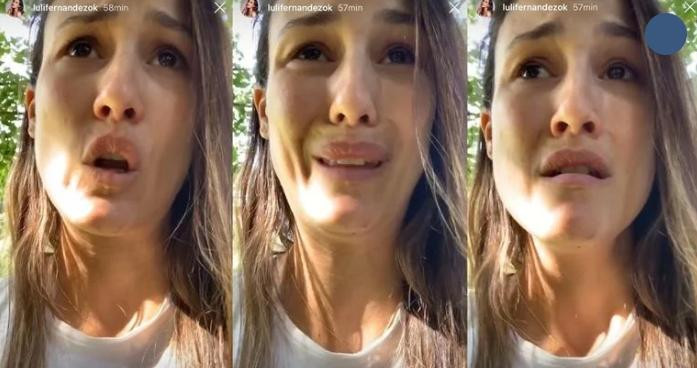 Luli Fernández, robo, video en Instagram