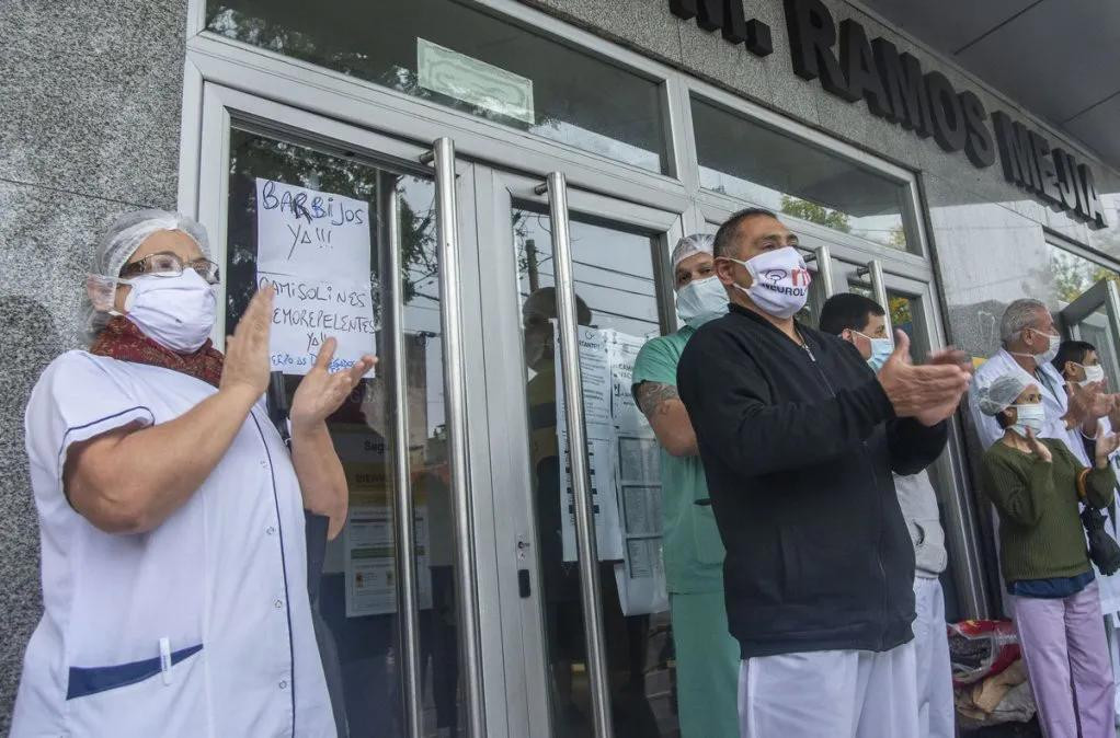 Coronavirus en Argentina, trabajadores de la salud