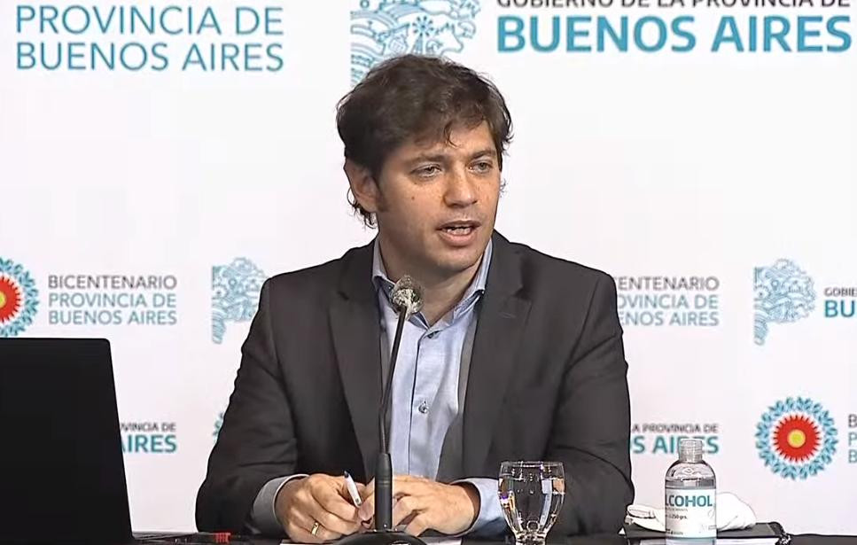 Conferencia de Axel Kicillof, gobernador de Buenos Aires, coronavirus