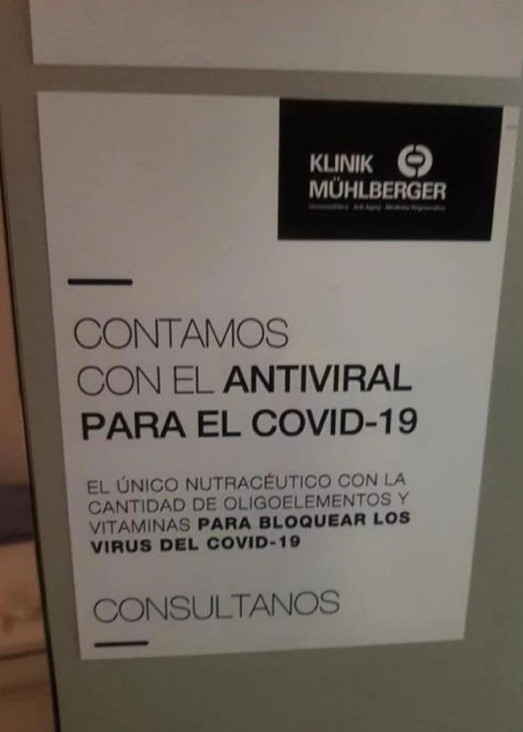 Rubén Mühlberger, falso antiviral para COVID-19
