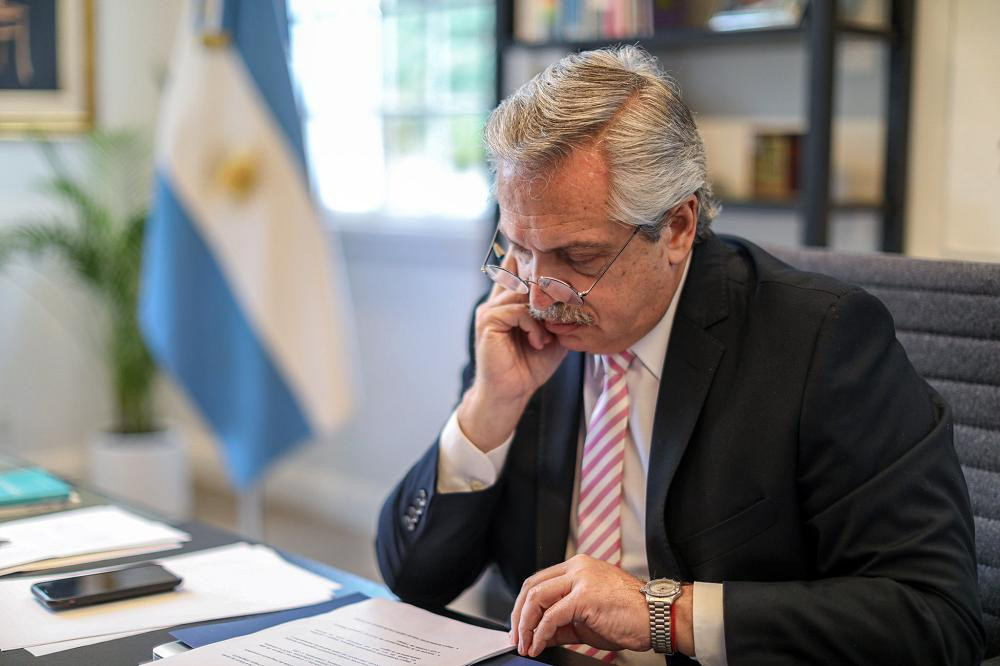 Alberto Fernández, presidente de Argentina, NA