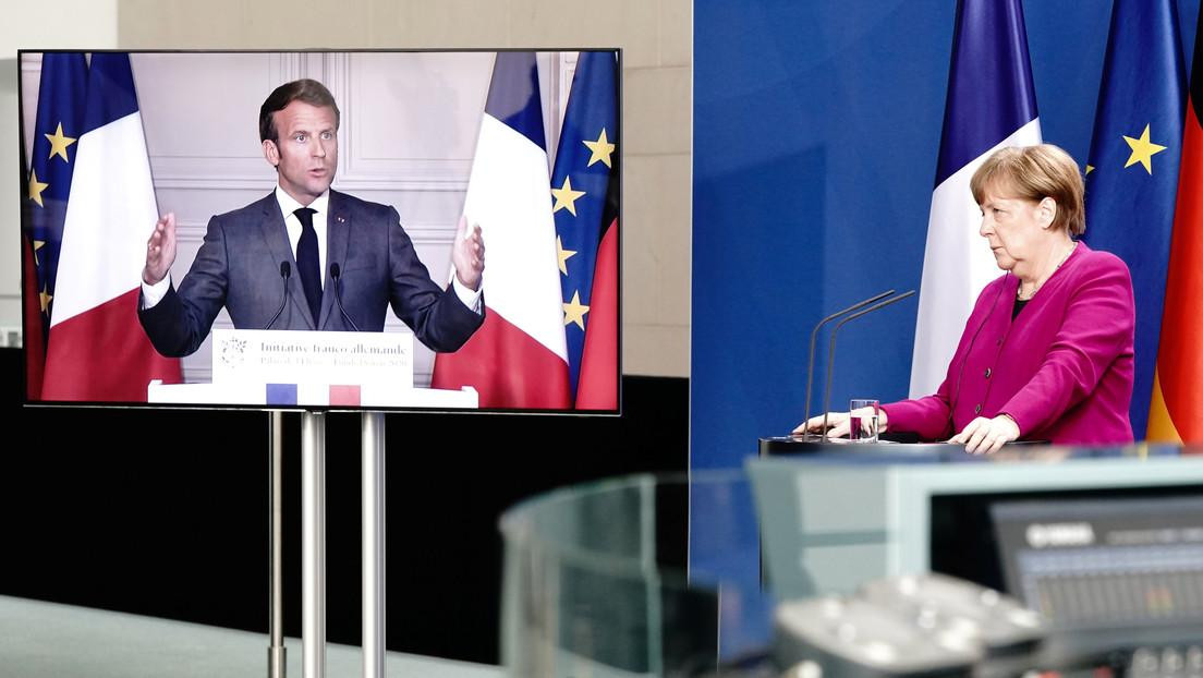 Merkel y Macron, coronavirus, Europa