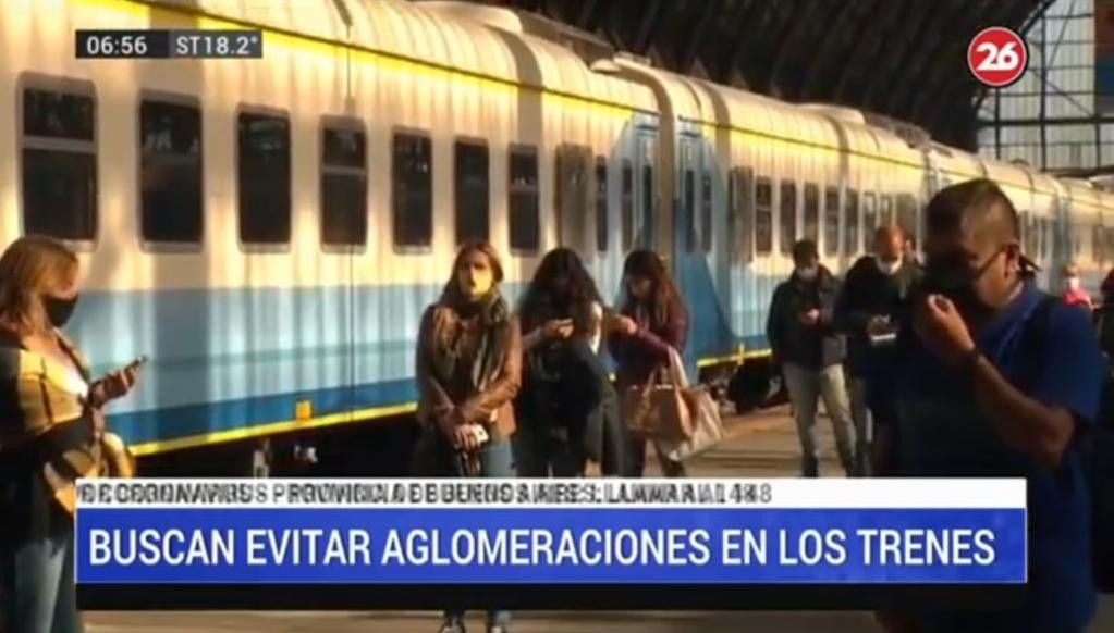 Coronavirus, Gobierno comenzará con sistema de reserva de pasajes en el tren Mitre, Canal 26