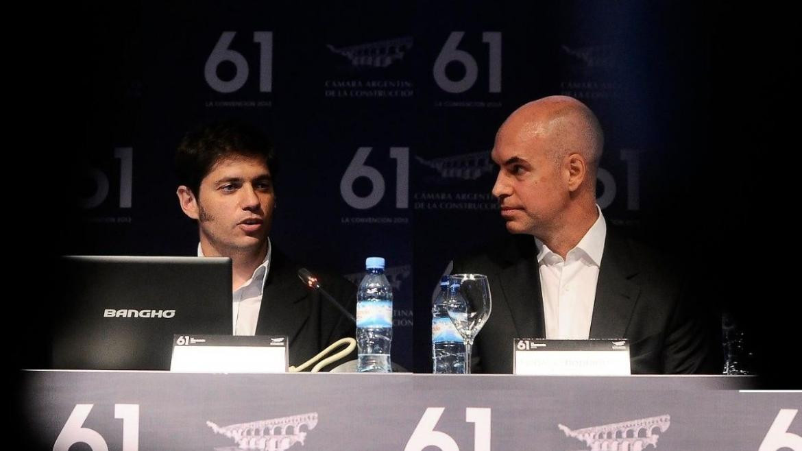 Axel Kicillof y Horacio Rodríguez Larreta