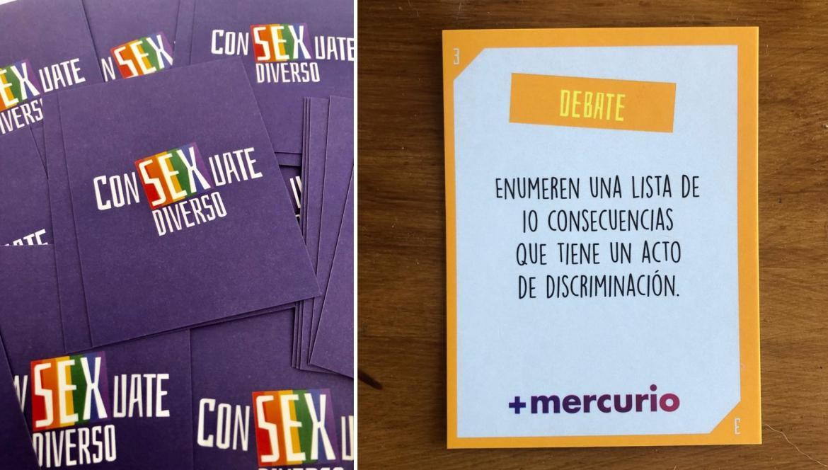 Consexuate Diverso y Arde Consexuate, juegos, Rosa María Curcho y María Sol Biondi