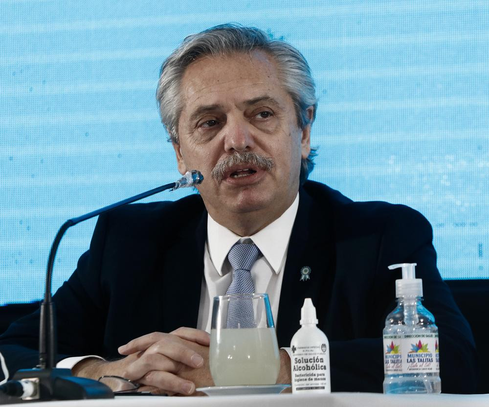 Alberto Fernández, presidente de Argentina, NA