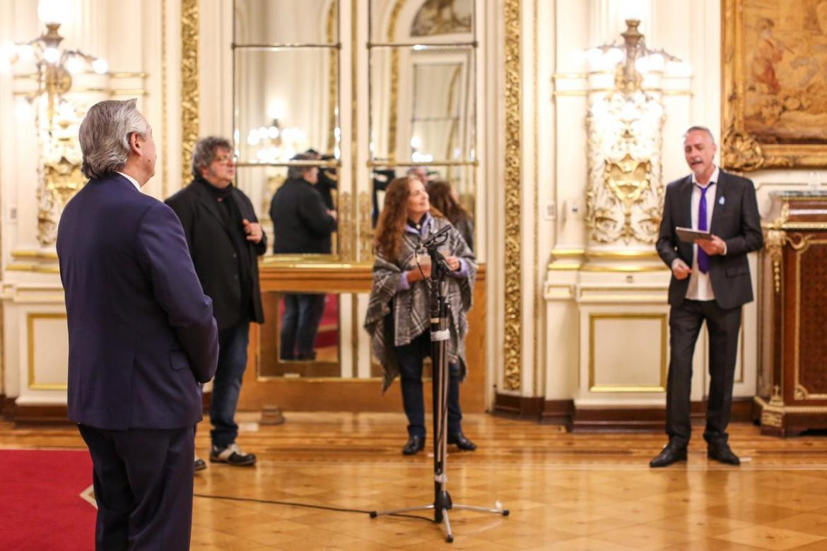 Alberto Fernández en conmemoración de aniversario de Revolución de Mayo