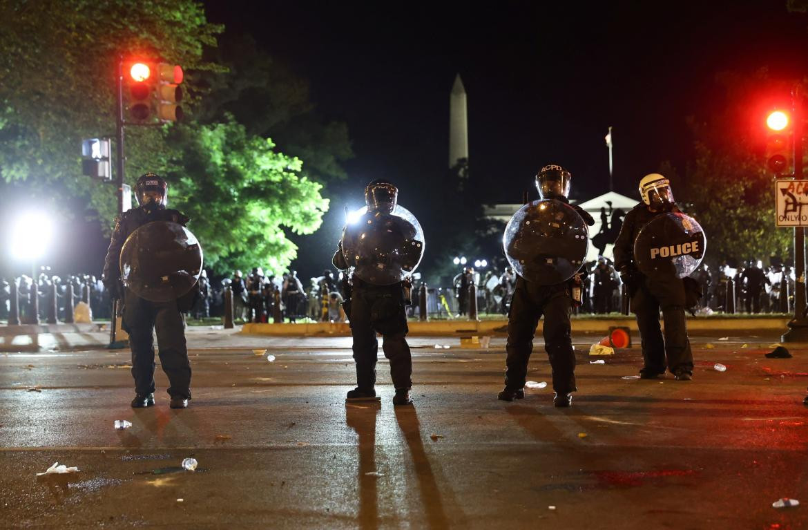 Protestas frente a la Casa Blanca, EEUU, REUTERS