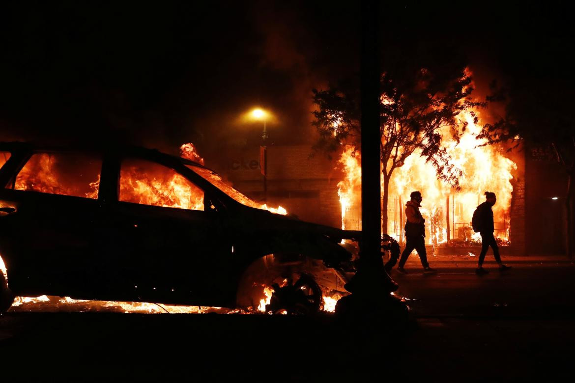 Violencia en las calles de Estados Unidos por la muerte de George Floyd, REUTERS