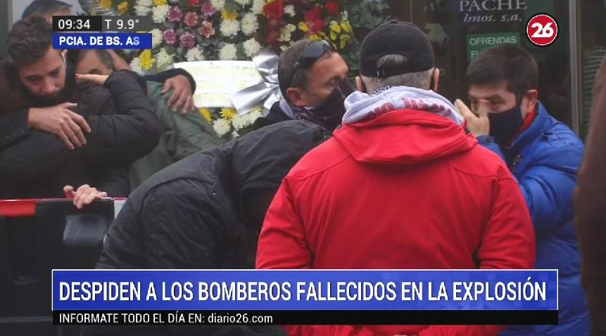 Despedida de bombero fallecido