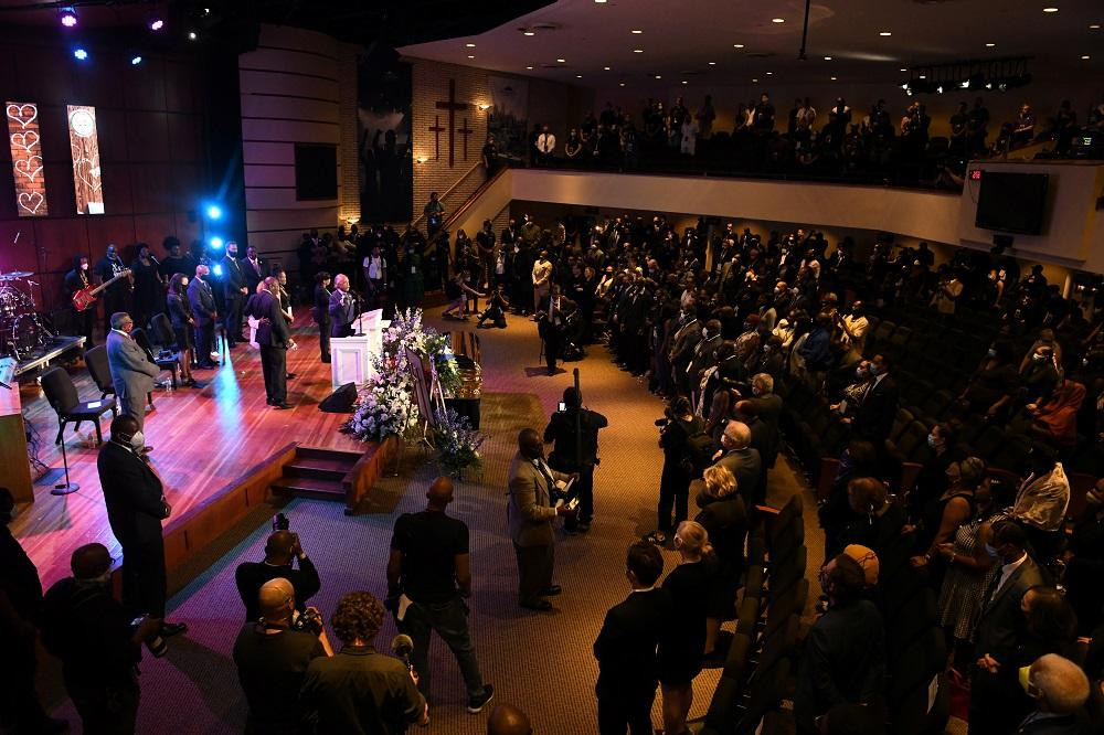 Funeral de George Floyd en Minneapolis, Reuters	