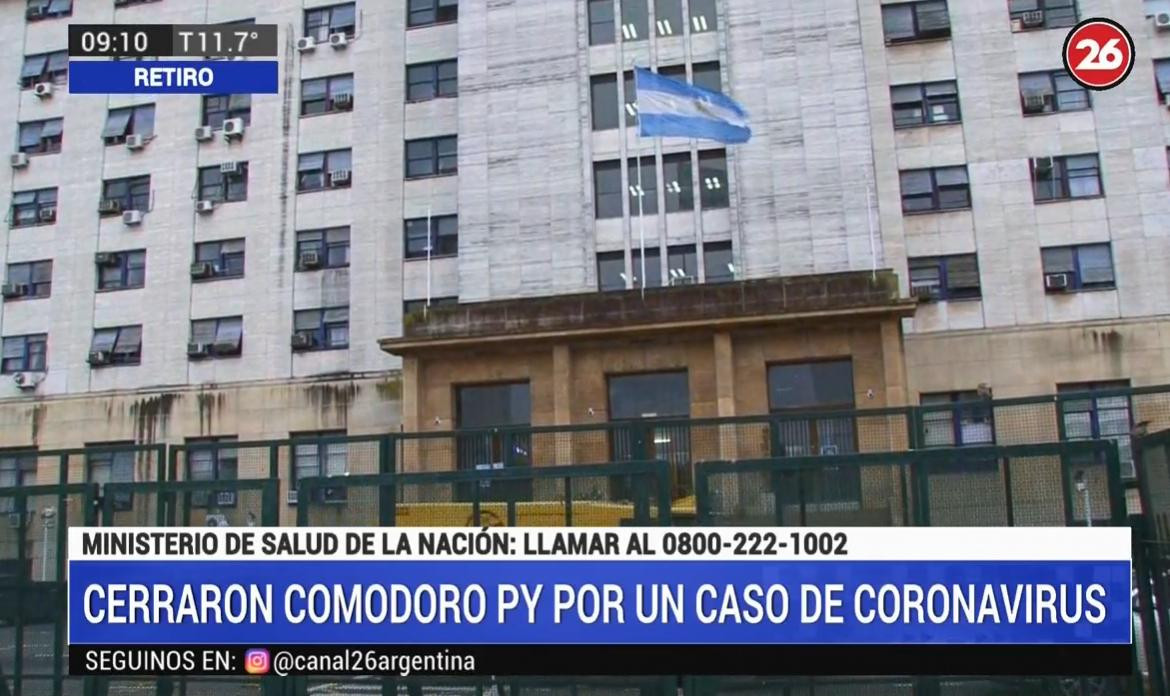 Coronavirus en Comodoro Py, CANAL 26