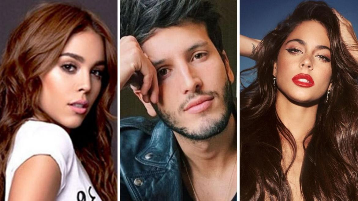 Danna Paola, Sebastián Yatra y Tini