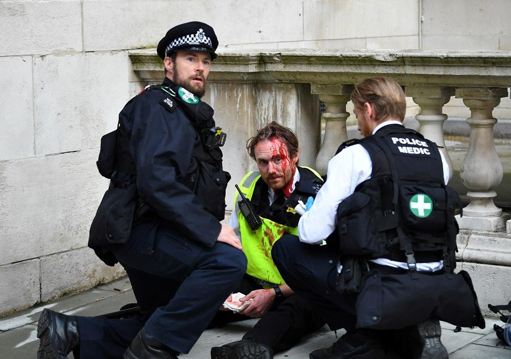 Manifestaciones contra el racismo, incidentes en Londres, Reuters	