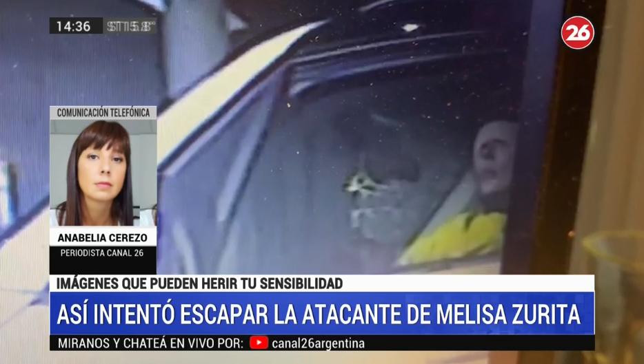 Ataque a Melisa Zurita, así detuvieron a la agresora, Canal 26	