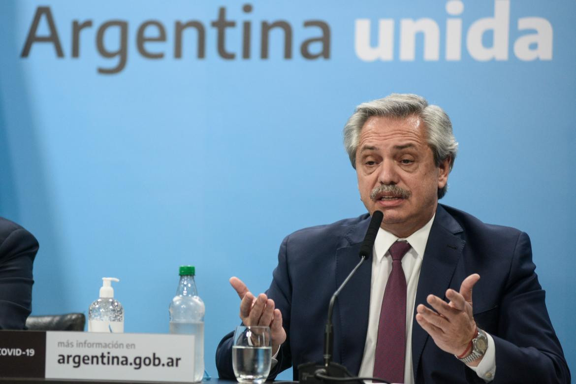 Alberto Fernández, presidente, Agencia NA