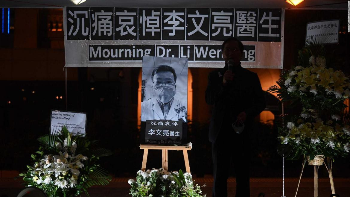 Funeral de Li Wenliang, coronavirus en el mundo