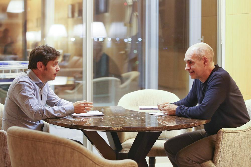 Axel Kicillof y Horacio Rodríguez Larreta, NA