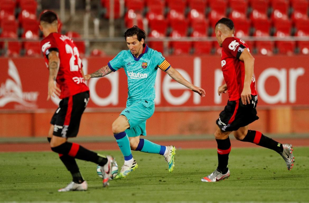 Lionel Messi, Barcelona vs Mallorca, REUTERS