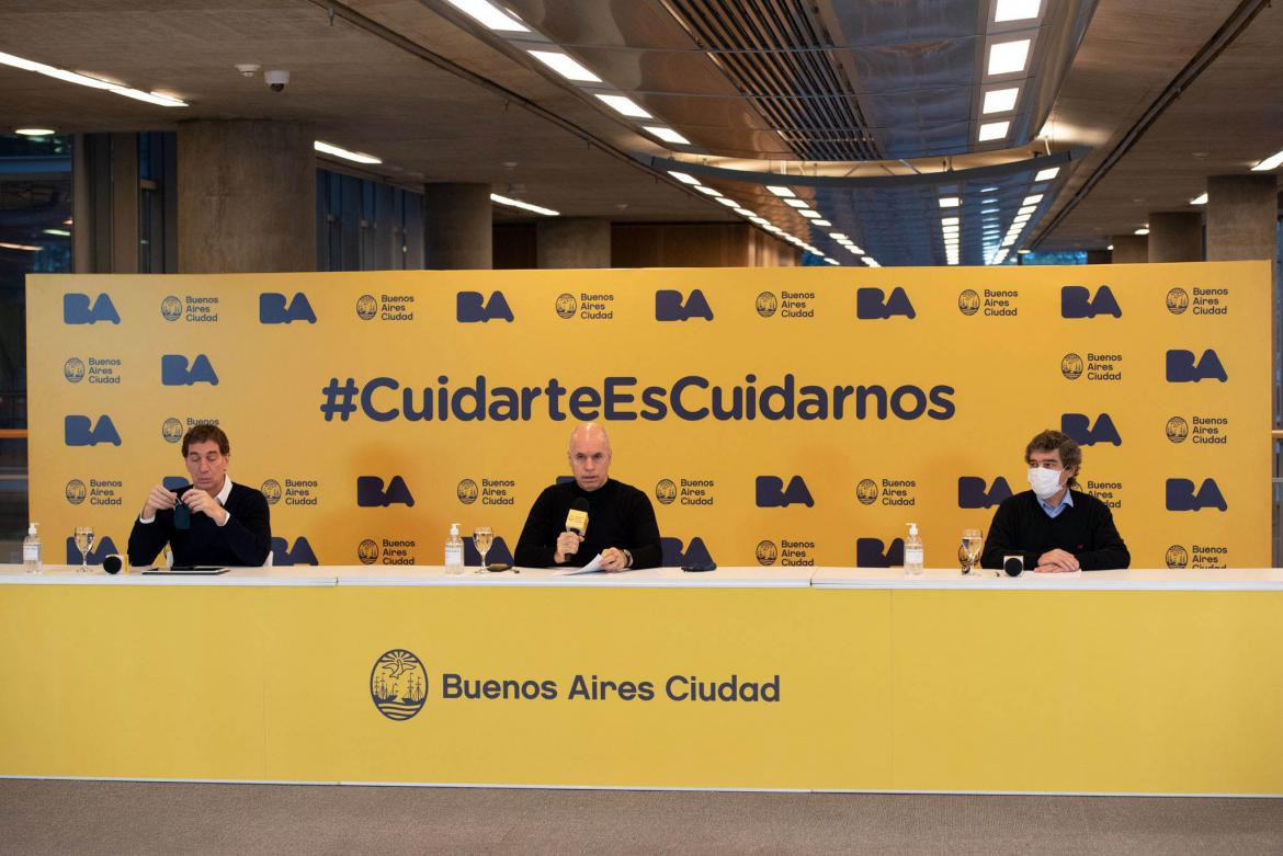 Rodríguez Larreta, conferencia de prensa, Ciudad de Buenos Aires, coronavirus