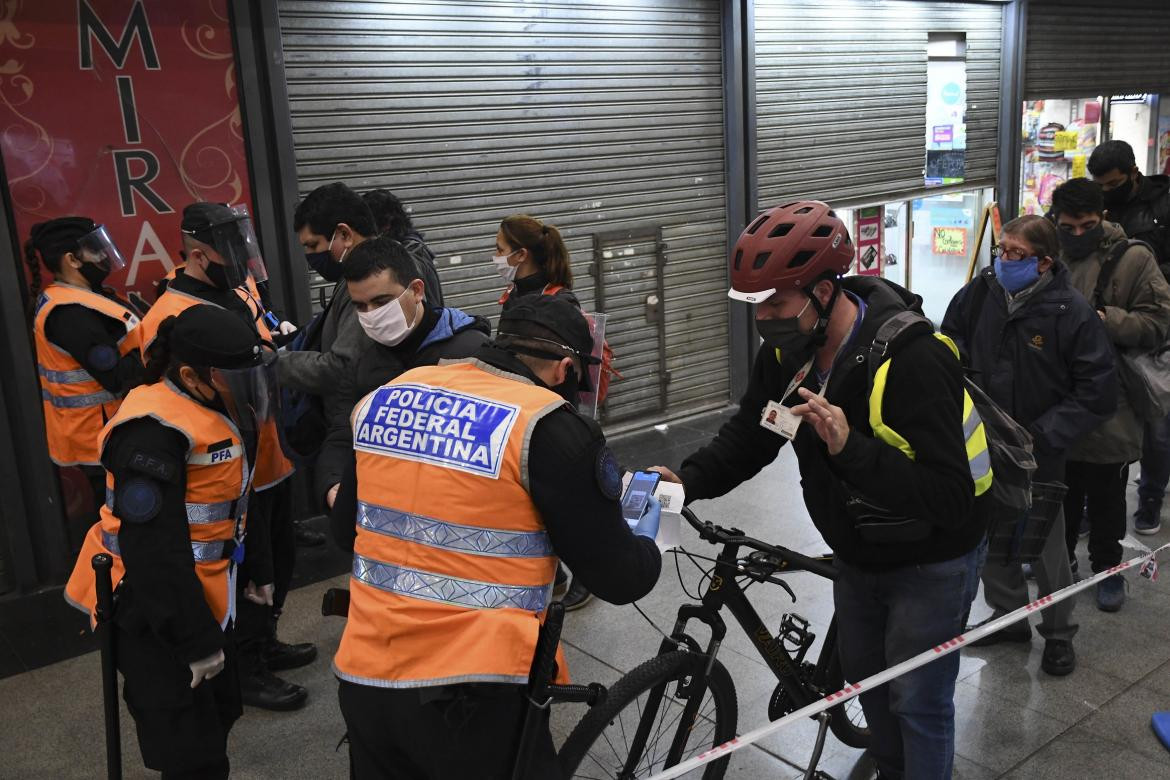 Coronavirus en Argentina, cuarentena, controles, Agencia NA
