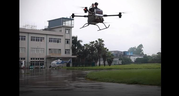 VIDEO, este minihelicóptero facilitará las tareas de rescate en China