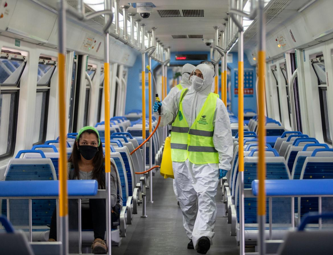 Controles en los trenes, cuarentena, coronavirus en Argentina, covid-19, NA