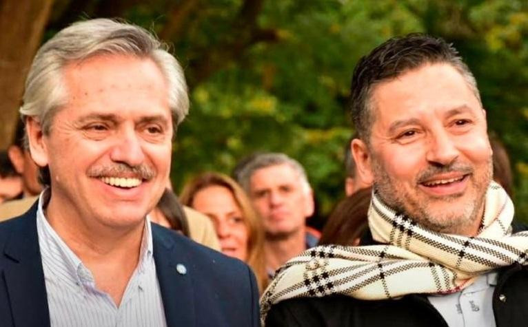 Alberto Fernández junto a Gustavo Menéndez, cuarentena en el AMBA