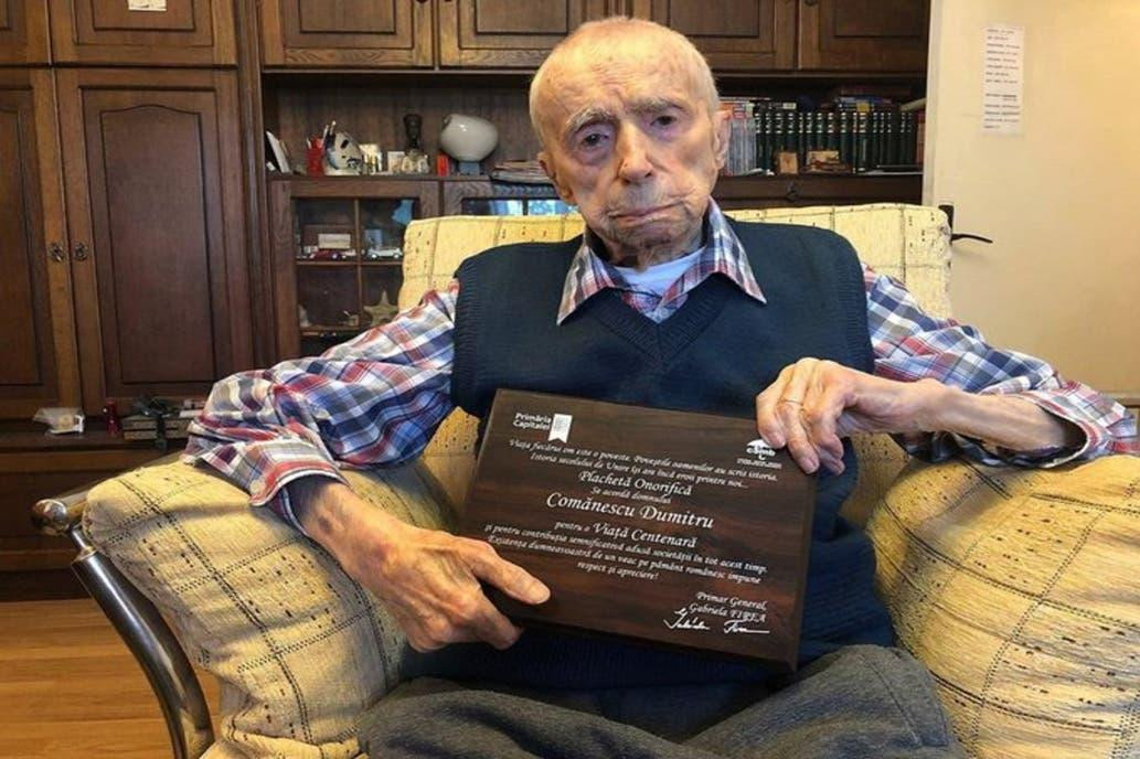 Dumitru Comanescu, hombre más longevo del mundo