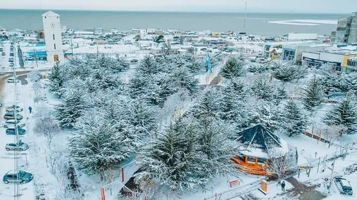 Ola polar en Río Grande, Tierra del Fuego