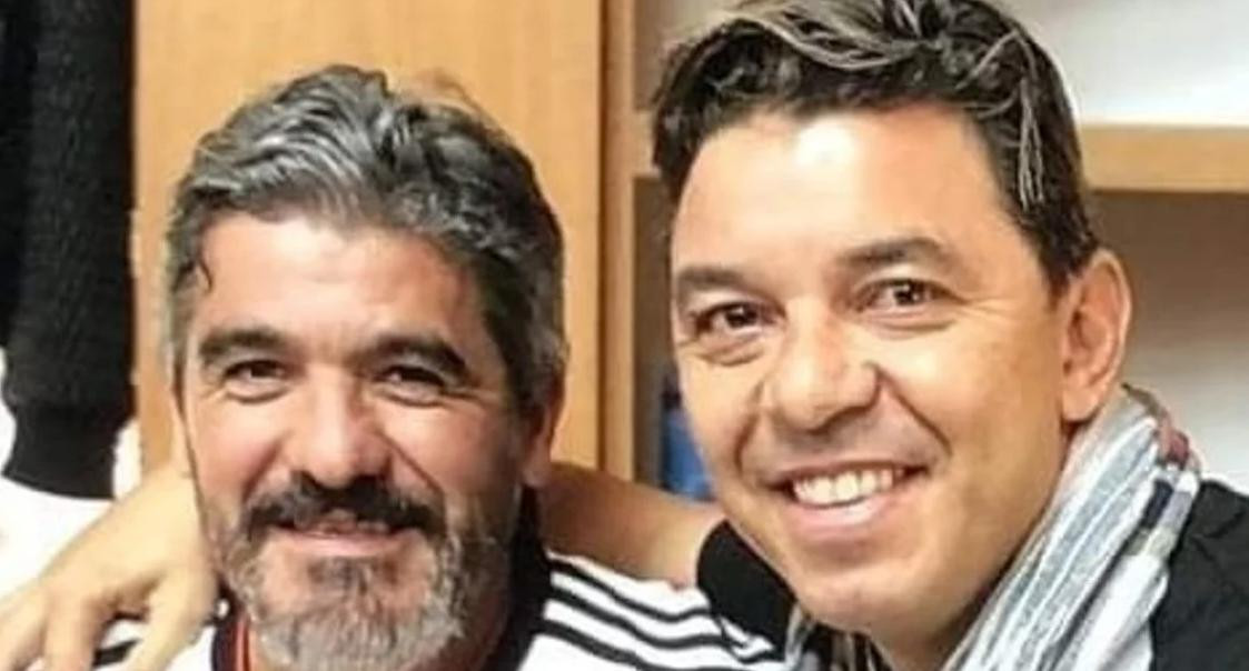 Burrito Ortega y Marcelo Gallardo