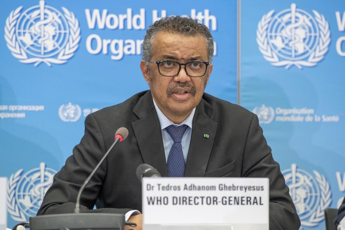 Director general de la OMS, Tedros Adhanom Ghebreyesus, NA