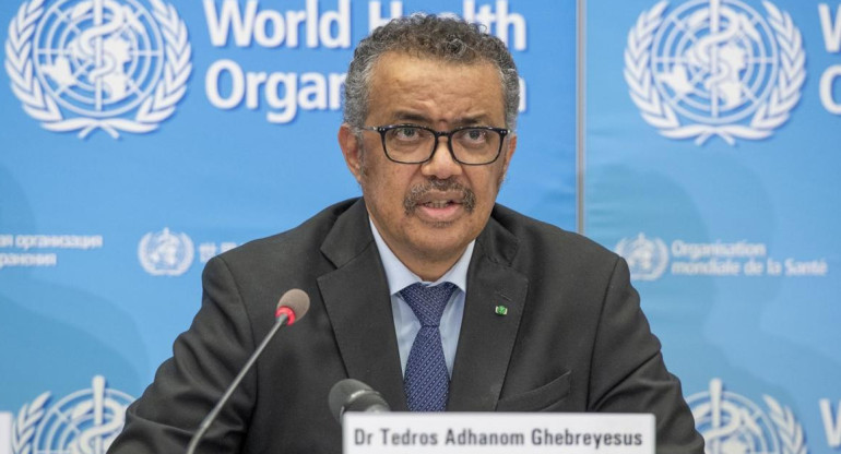 Director general de la OMS, Tedros Adhanom Ghebreyesus, NA