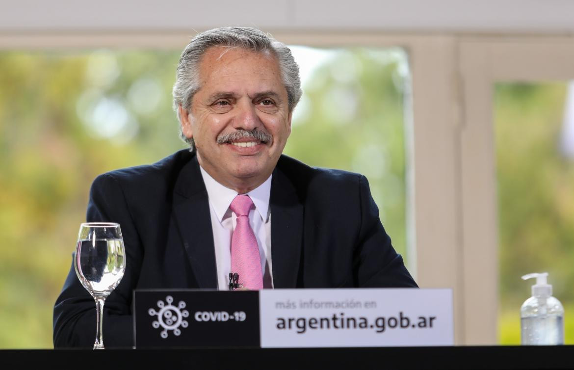 Alberto Fernández, presidente, Agencia NA