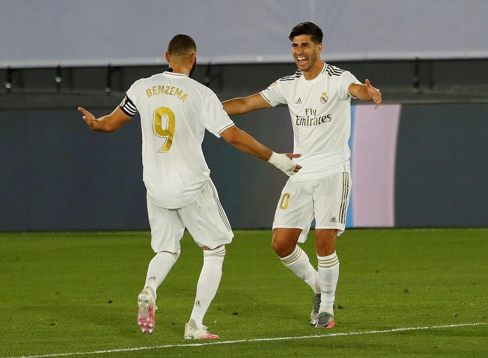 Asensio y Benzema, Real Madrid vs. Alavés, Reuters	