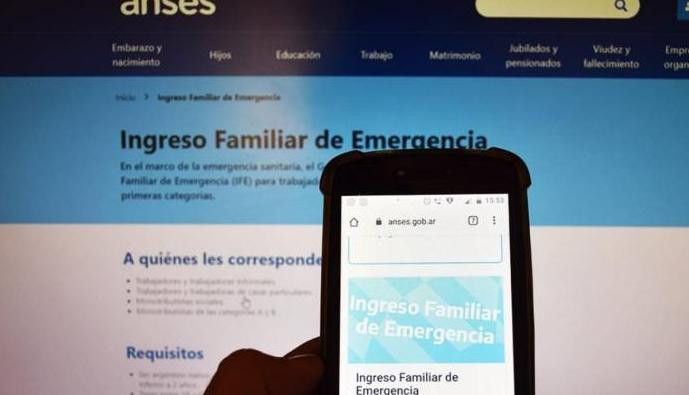 ANSES, IFE, economía argentina, coronavirus