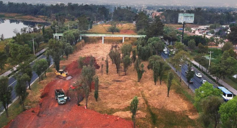 La obra que amenaza Xochimilco, último humedal de Ciudad de México, Foto El Pais