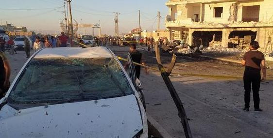 Coche bomba en la frontera turco-siria, Foto DW