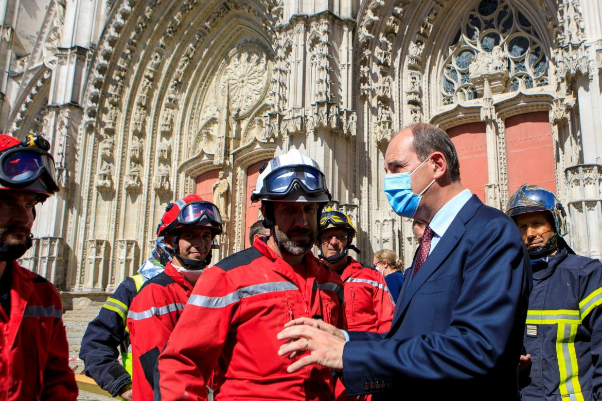 Incendio en Catedral gótica de Nantes, Francia, REUTERS