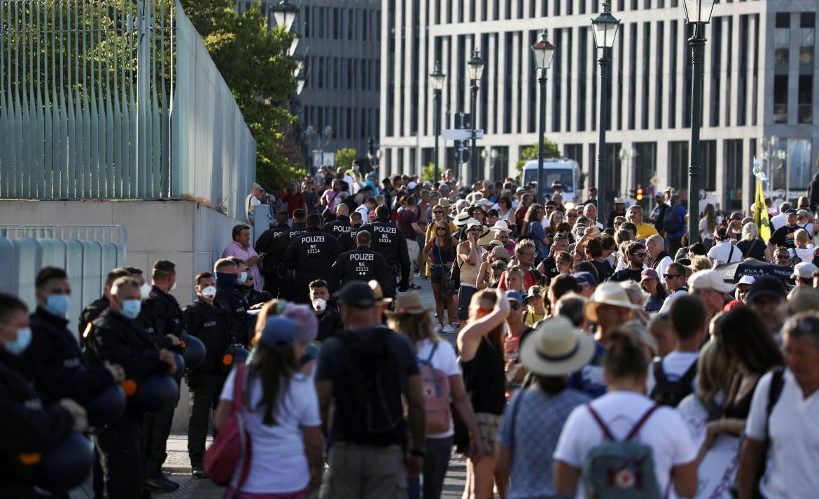 Marcha en Berlín, coronavirus en Alemania, REUTERS