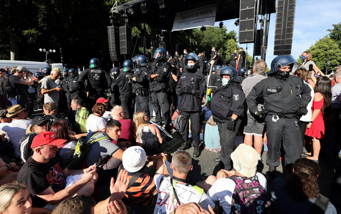 Marcha en Berlín, coronavirus en Alemania, REUTERS